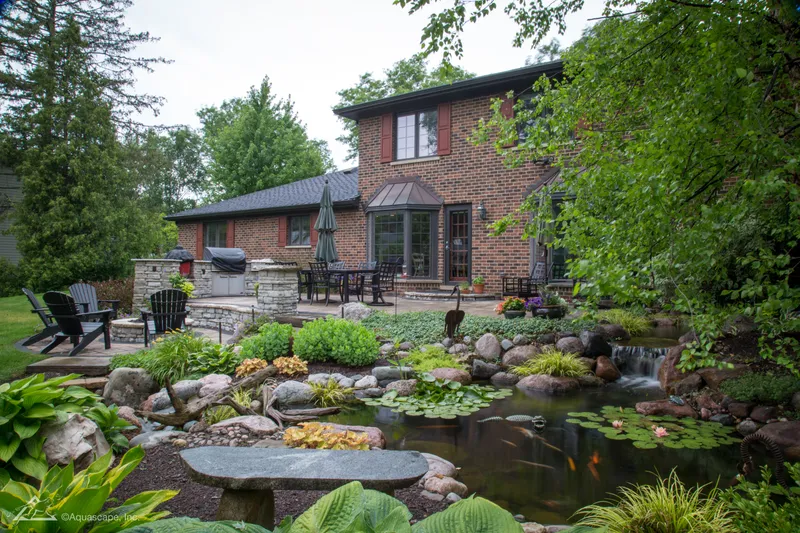 Ecosystem Pond with Waterfall